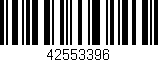 Código de barras (EAN, GTIN, SKU, ISBN): '42553396'