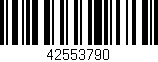 Código de barras (EAN, GTIN, SKU, ISBN): '42553790'