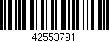Código de barras (EAN, GTIN, SKU, ISBN): '42553791'