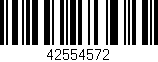 Código de barras (EAN, GTIN, SKU, ISBN): '42554572'