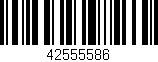 Código de barras (EAN, GTIN, SKU, ISBN): '42555586'