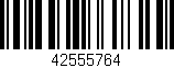 Código de barras (EAN, GTIN, SKU, ISBN): '42555764'