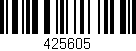 Código de barras (EAN, GTIN, SKU, ISBN): '425605'