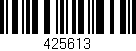 Código de barras (EAN, GTIN, SKU, ISBN): '425613'