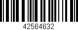 Código de barras (EAN, GTIN, SKU, ISBN): '42564632'