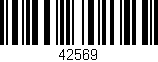 Código de barras (EAN, GTIN, SKU, ISBN): '42569'