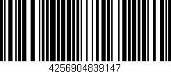 Código de barras (EAN, GTIN, SKU, ISBN): '4256904839147'