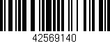 Código de barras (EAN, GTIN, SKU, ISBN): '42569140'