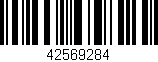 Código de barras (EAN, GTIN, SKU, ISBN): '42569284'