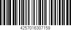 Código de barras (EAN, GTIN, SKU, ISBN): '4257016307159'