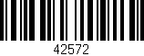 Código de barras (EAN, GTIN, SKU, ISBN): '42572'