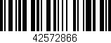 Código de barras (EAN, GTIN, SKU, ISBN): '42572866'