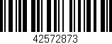 Código de barras (EAN, GTIN, SKU, ISBN): '42572873'