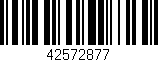 Código de barras (EAN, GTIN, SKU, ISBN): '42572877'