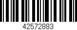 Código de barras (EAN, GTIN, SKU, ISBN): '42572883'