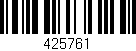 Código de barras (EAN, GTIN, SKU, ISBN): '425761'