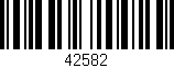 Código de barras (EAN, GTIN, SKU, ISBN): '42582'