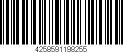 Código de barras (EAN, GTIN, SKU, ISBN): '4258591198255'