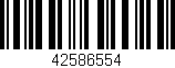Código de barras (EAN, GTIN, SKU, ISBN): '42586554'