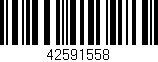 Código de barras (EAN, GTIN, SKU, ISBN): '42591558'
