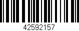 Código de barras (EAN, GTIN, SKU, ISBN): '42592157'