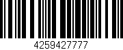 Código de barras (EAN, GTIN, SKU, ISBN): '4259427777'