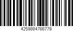 Código de barras (EAN, GTIN, SKU, ISBN): '4259884766779'