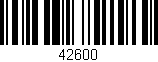Código de barras (EAN, GTIN, SKU, ISBN): '42600'