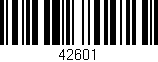Código de barras (EAN, GTIN, SKU, ISBN): '42601'