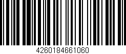 Código de barras (EAN, GTIN, SKU, ISBN): '4260184661060'