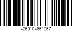 Código de barras (EAN, GTIN, SKU, ISBN): '4260184661367'