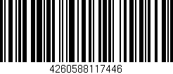 Código de barras (EAN, GTIN, SKU, ISBN): '4260588117446'