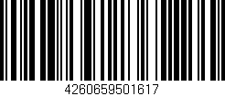 Código de barras (EAN, GTIN, SKU, ISBN): '4260659501617'