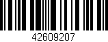 Código de barras (EAN, GTIN, SKU, ISBN): '42609207'