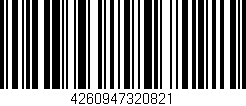Código de barras (EAN, GTIN, SKU, ISBN): '4260947320821'