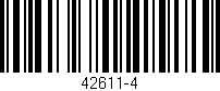 Código de barras (EAN, GTIN, SKU, ISBN): '42611-4'