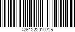 Código de barras (EAN, GTIN, SKU, ISBN): '4261323010725'