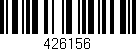 Código de barras (EAN, GTIN, SKU, ISBN): '426156'