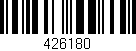 Código de barras (EAN, GTIN, SKU, ISBN): '426180'