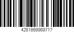 Código de barras (EAN, GTIN, SKU, ISBN): '4261868969717'