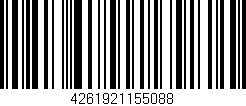 Código de barras (EAN, GTIN, SKU, ISBN): '4261921155088'