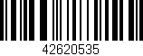 Código de barras (EAN, GTIN, SKU, ISBN): '42620535'