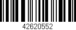 Código de barras (EAN, GTIN, SKU, ISBN): '42620552'