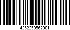 Código de barras (EAN, GTIN, SKU, ISBN): '4262253562001'