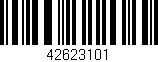 Código de barras (EAN, GTIN, SKU, ISBN): '42623101'