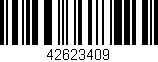 Código de barras (EAN, GTIN, SKU, ISBN): '42623409'