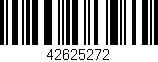 Código de barras (EAN, GTIN, SKU, ISBN): '42625272'