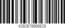Código de barras (EAN, GTIN, SKU, ISBN): '4262679868626'