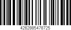 Código de barras (EAN, GTIN, SKU, ISBN): '4262885478725'