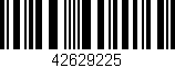 Código de barras (EAN, GTIN, SKU, ISBN): '42629225'